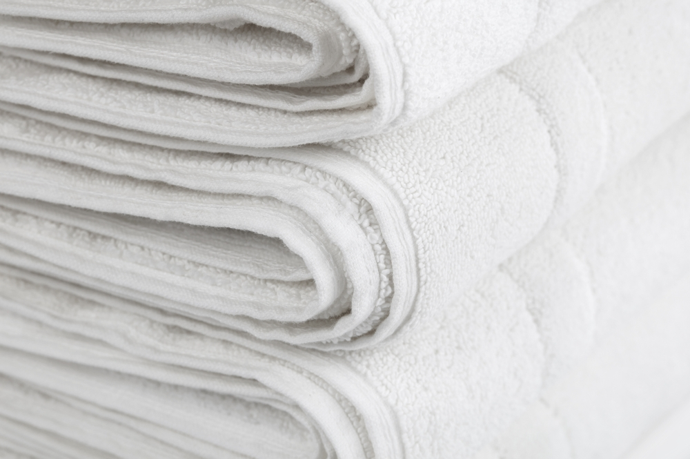 Towels produced using cotton yarn
