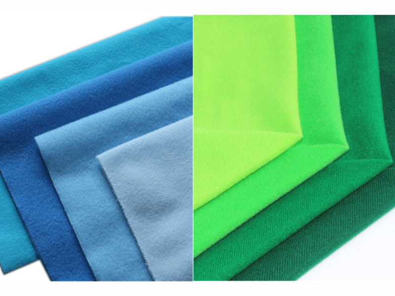 Loop fleece fabric colors