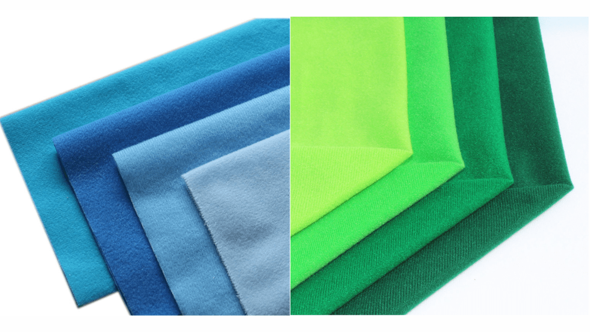 Loop fleece fabric colors