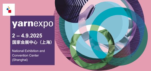Official Yarn Expo Shanghai 2025 banner – September 2 to 4 2025, National Exhibition and Convention Center NECC Shanghai