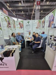 Abtex Booth at Yarn Expo Shanghai 2026 with Customers