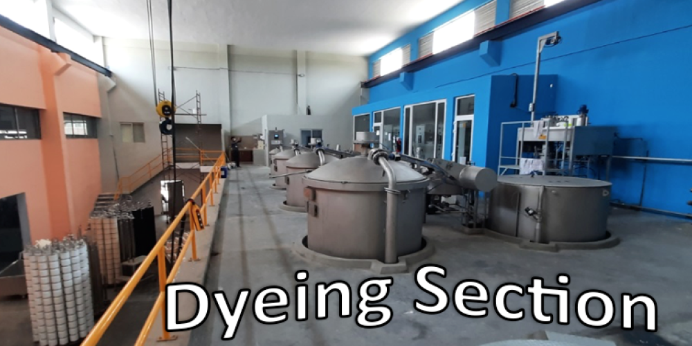 cone dyeing section - abtex